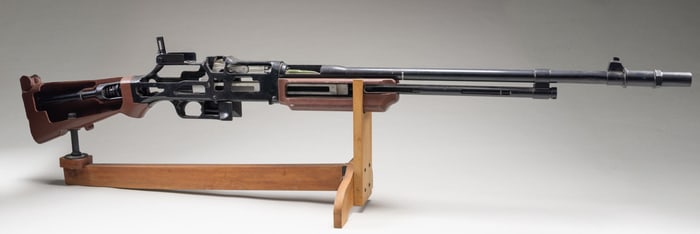 LARGE SCALE US M1918A2 BAR TRAINING CUTAWAY.
