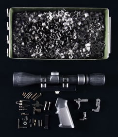 LOT OF M249 SAW & M16/AR15 PARTS.