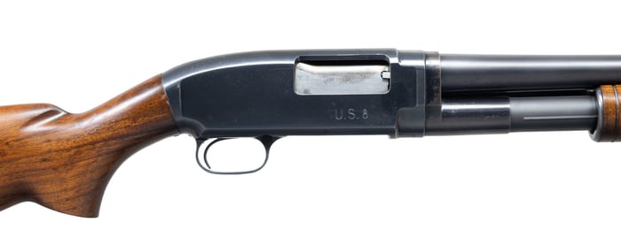 WINCHESTER MODEL 12 MILITARY MARKED RIOT STYLE