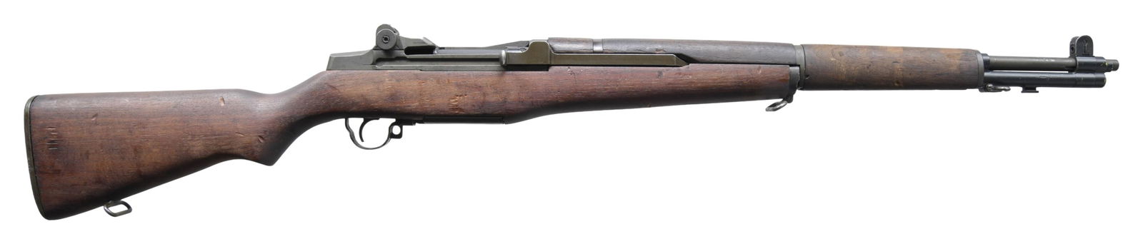 U.S. SPRINGFIELD M1 GARAND 7.62 NATO CONVERSION: SEMI-AUTO MILITARY RIFLE. Cal. 7.62x51. S# 3413549. Bbl. 24". M1 Garand rifle mfg. in 1945 has been given a conversion to 7.62 NATO cal. by the use of a bushing in the original bbl. The receiver has a