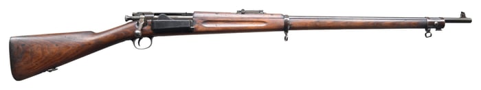 U.S. MODEL 1896 KRAG BOLT ACTION MILITARY RIFLE.