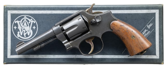 WW2 SMITH & WESSON VICTORY MODEL DA REVOLVER.