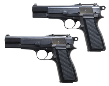 EXCEPTIONAL CONSECUTIVE PAIR OF BELGIAN BROWNING