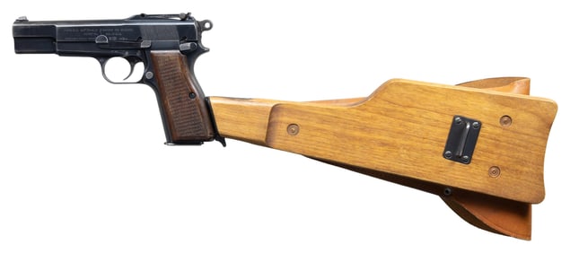 PRE-WAR BELGIAN ARMY CONTRACT FN HIGH POWER