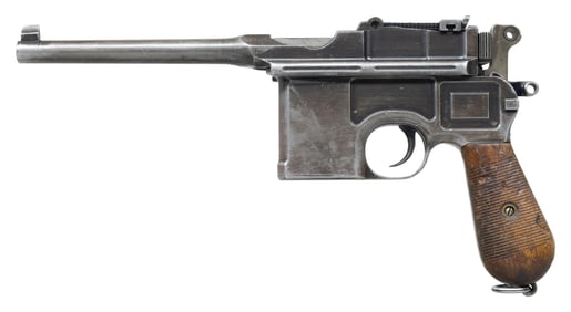 MAUSER C96 PRE-WAR COMMERCIAL PISTOL WITH STOCK.