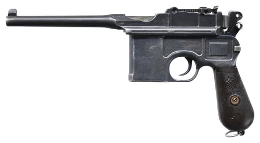 MAUSER C96 BROOMHANDLE SEMI-AUTOMATIC PISTOL.