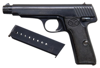 RARE WALTHER MODEL 6 PISTOL.