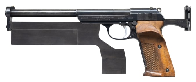 IMPRESSIVE WALTHER 1936 OLYMPIA PISTOL WITH