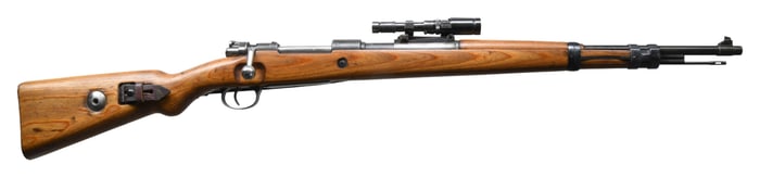 ASSEMBLED WW2 GERMAN ZF41 K98K BOLT ACTION RIFLE.