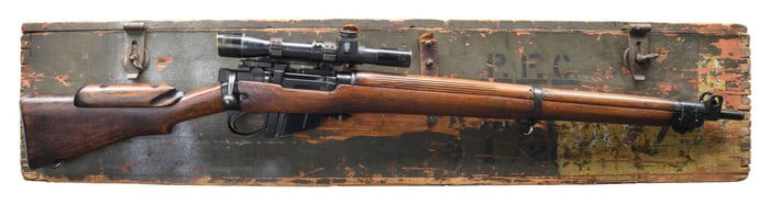 WW2 BRITISH NO.4 MK1 T BOLT ACTION SNIPER RIFLE.
