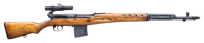RUSSIAN SVT-40 SEMI AUTO RIFLE.