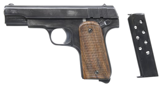 ATTRACTIVE JAPANESE SUGIURA SHIKI MILITARY PISTOL.