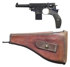 FABULOUS BERGMANN MODEL 1897, NO. 5 PISTOL WITH