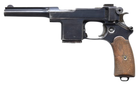 ATTRACTIVE BERGMANN MARS MODEL 1903 PISTOL.