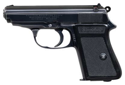 VERY RARE BERGMANN P.B. SPEZIAL PISTOL.