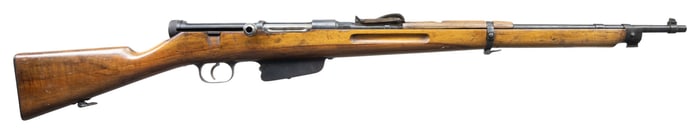 RARE ITALIAN SCOTTI MODEL X SEMI AUTO RIFLE.