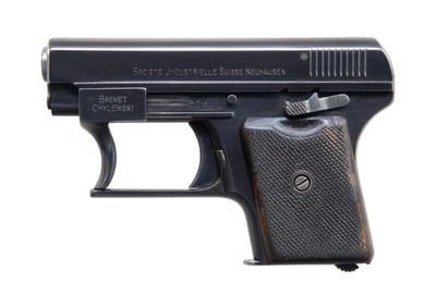CLASSIC SWISS SIG CHYLEWSKI EINHAND POCKET PISTOL.