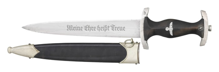 WWII GERMAN M1933 SS DAGGER.