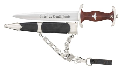 WWII GERMAN CHAINED NSKK DAGGER BY PUMA..