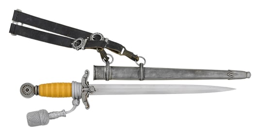 WWII GERMAN TENO LEADERS DAGGER BY EICKHORN.