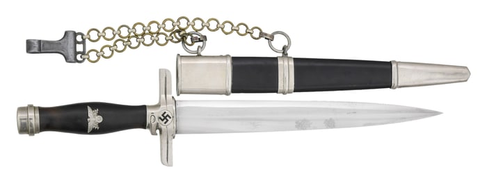 WWII GERMAN POSTAL PROTECTION OFFICIAL'S DAGGER BY