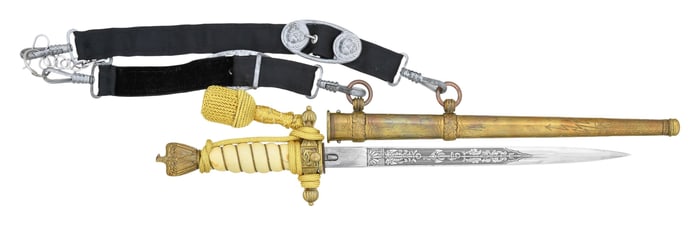 WWII GERMAN KRIEGSMARINE DAGGER BY HORSTER