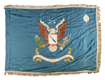 RARE VIETNAM ERA 5TH SPECIAL FORCES FLAG.