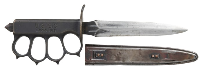 LANDERS FRARY & CLARK U.S. WWI MARK 1 TRENCH KNIFE