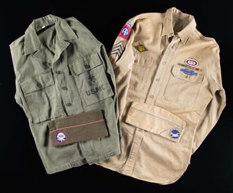 RARE WWII US UNIFORM GROUPING.