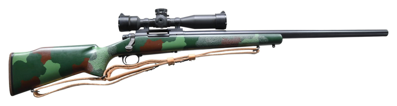 TEXAS BRIGADE ARMORY CUSTOM REMINGTON MODEL 700: U.S.M.C. M40 A1 BOLT ACTION SNIPER RIFLE. Cal. 7.62 Nato. S# E6684334. Bbl. 26" with recessed muzzle crown. These desirable and high-quality rifles from Texas Brigade Armory allow buyers to own a rifl