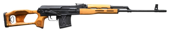 VERY NICE ROMARM PSL-54 RIFLE WITH 7 MAGAZINES.