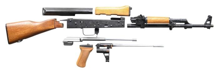 AS NEW, UNASSEMBLED B-WEST AK47S RIFLE.