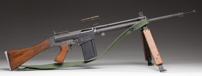 ENTERPRISE ARMS L1A1 SPORTER SEMI AUTO RIFLE.