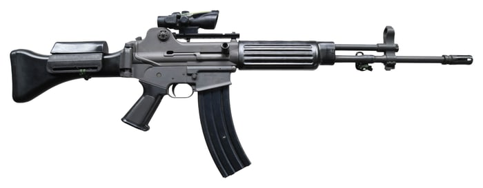 DAEWOO AR-100 SEMI AUTO RIFLE.