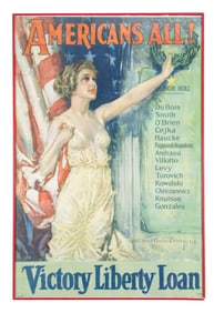 HOWARD CHANDLER CHRISTY WWI PATRIOTIC POSTER