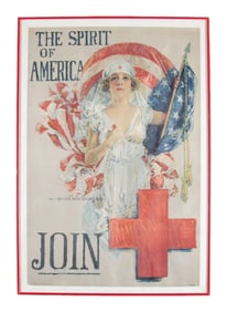 HOWARD CHANDLER CHRISTY WWI PATRIOTIC POSTER