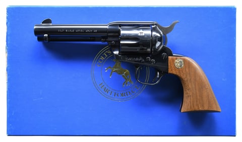 SCARCE COLT THIRD GEN. FULL BLUE FINISH SAA