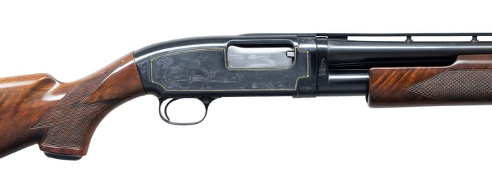 ANGELO BEE WINCHESTER MODEL 12 WITH 12-5 CUSTOM