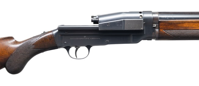 SCARCE SWEDISH SJOGREN INERTIA SEMI AUTO SHOTGUN.