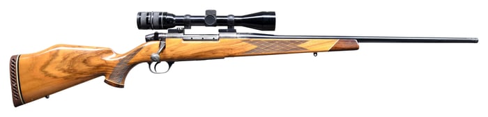 JOHN E. WARREN CUSTOM ENGRAVED WEATHERBY MK V
