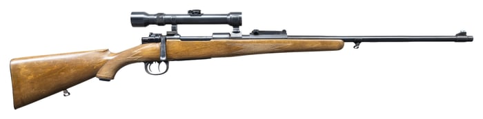 CUSTOM GERMAN 98K BOLT ACTION HUNTING RIFLE.
