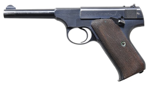 PRE-WAR COLT WOODSMAN SEMI-AUTOMATIC PISTOL.