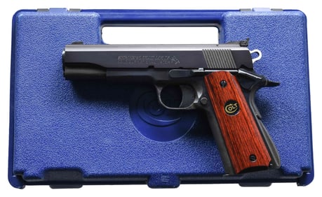 COLT U.S. SHOOTING TEAM GOLD CUP SEMI-AUTO PISTOL.
