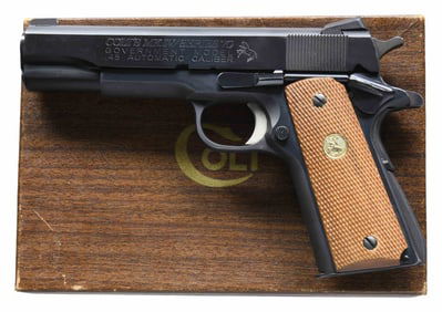 COLT SERIES 70 GOVERNMENT MODEL SEMI-AUTO PISTOL.
