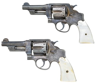 WELL DOCUMENTED PAIR OF SMITH & WESSON REVOLVERS