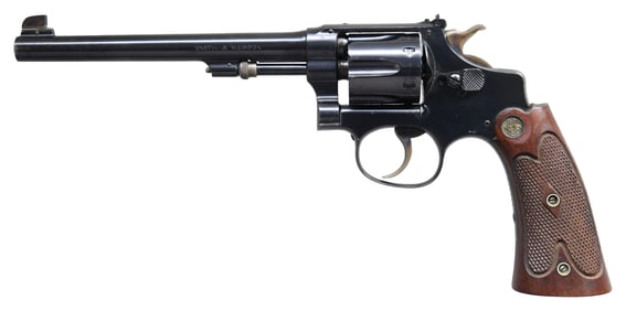 SMITH & WESSON 22/32 HE DA REVOLVER.