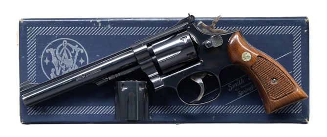 SMITH & WESSON MODEL 48-4 DA REVOLVER.