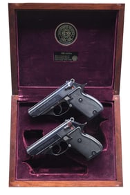 NICE PAIR OF ASTRA .380 ACP CONSTABLE II SEMI-
