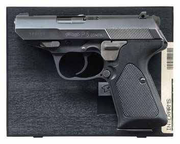WALTHER P5 COMPACT SEMI AUTO PISTOL.