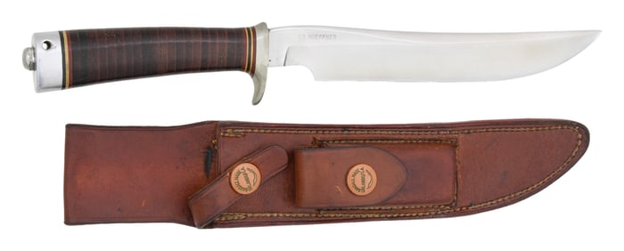 RANDALL MODEL 3 HUNTER SPORTSMANS KNIFE.